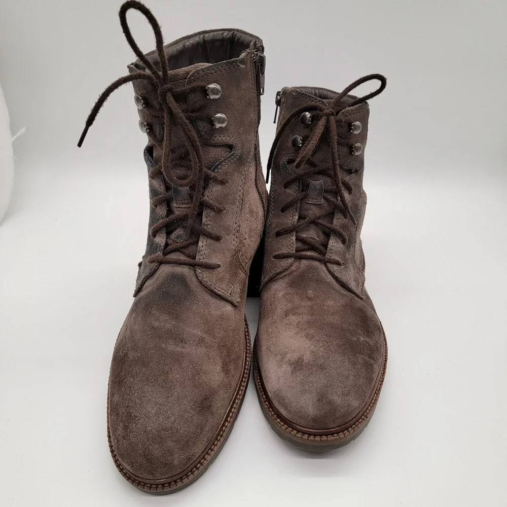 Bar III Whitaker Mens Suede Brown Leather Ankle Boots Size 10M WPL8046